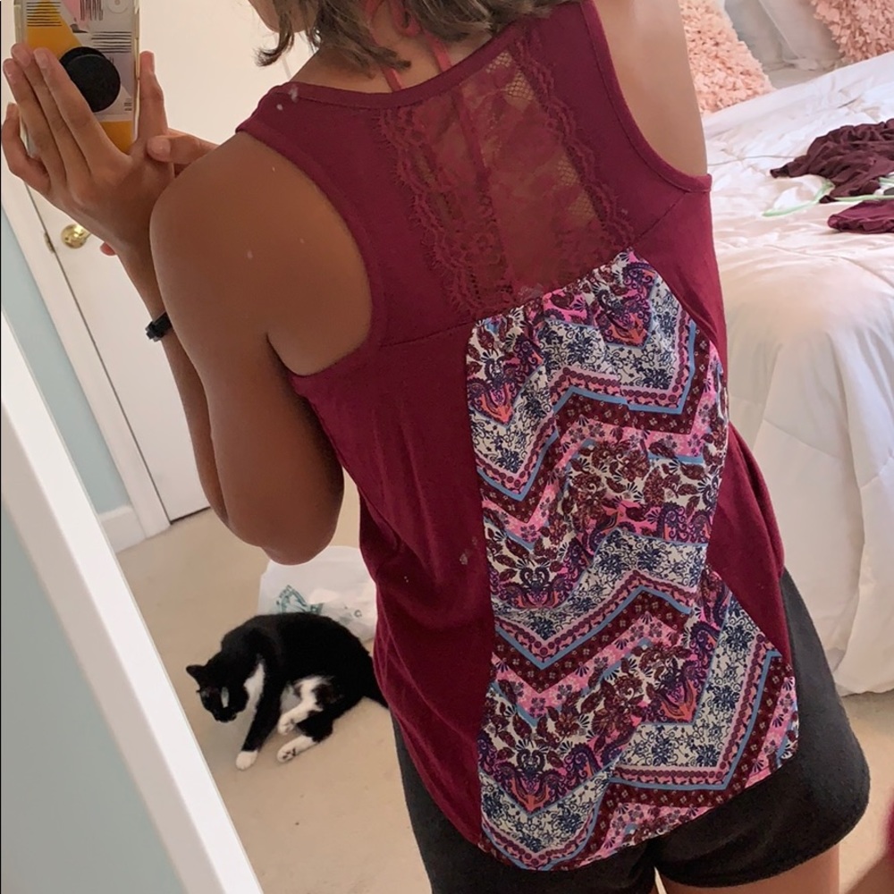 Cute purple tee